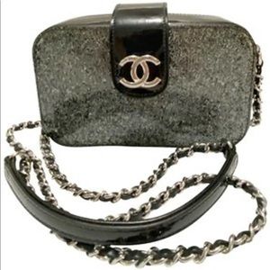 🛑SOLD 🛑CHANEL BLACK PATENT GLITTER LTD. 2019 EDITION ENTRUPY AUTHENTICATED